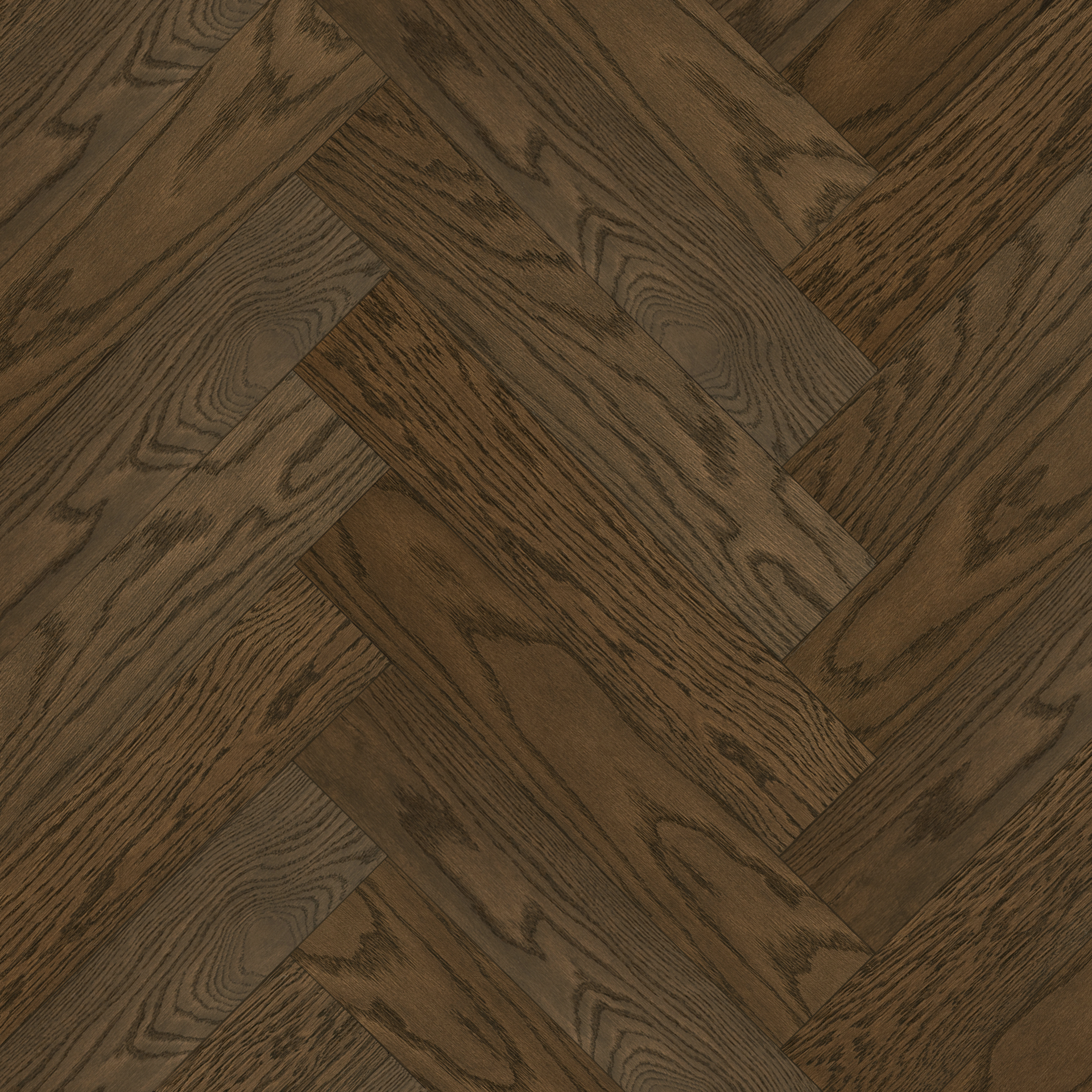 Кварцевый паркет Quartz Parquet Английская Ёлка Дуб Брауни 33-413 5/0,6 мм
